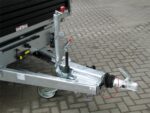 Humbaur HTK 3500.31 STAHL E-Pumpe, Gitteraufsatz, Rampen, Stützen – Bild 9