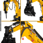 Lumag Benzin Mini-Bagger MB-850 – Bild 4